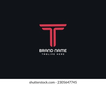 diseño de logotipo de letras modernas