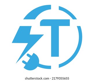 T modern Logo vector icon template 