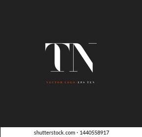 T N letters Joint logo icon vector for business card and corporate identity.