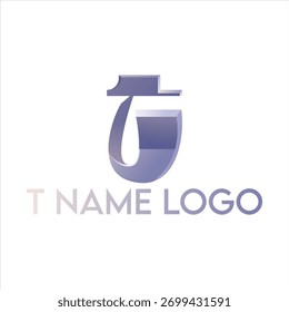 Logotipo Vetorial De Nome T, Modelo De Logotipo, Eps De Logotipo, Logotipo Comercial