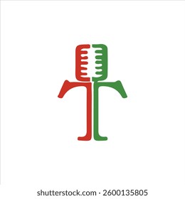 T News logo in Red and Green