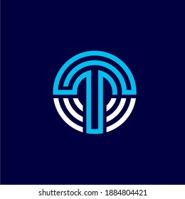 T O letter logo design