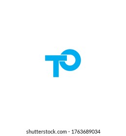 T O letter logo vector design
