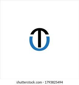 T O / O T letter logo vector design