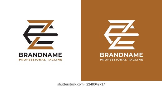 T-Omega-Logo, geeignet für alle Geschäfte im Zusammenhang mit den Buchstaben Z und E