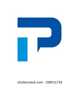 T And P Logo Vector. Logotype Template.