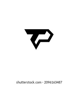 t p tp initial logo design vector template