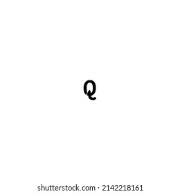t q Buchstaben, Vektorlogo-Design