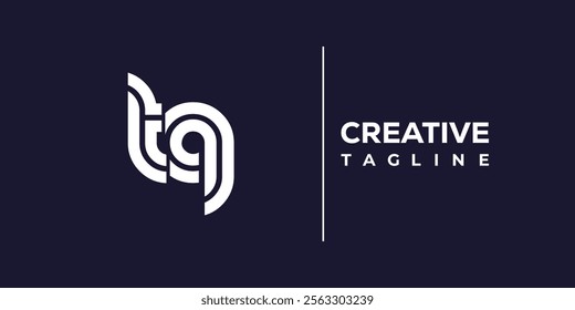 T and Q logo design. TQ abstract Letters Logo Monogram. This logo design is the process of creating a visual symbol that represents a brand, company, or individual.