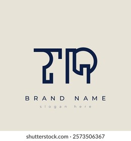 T and R logo design. TR abstract Letters Logo Monogram. This logo design is the process of creating a visual symbol that represents a brand, company, or individual.