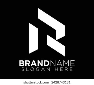 Plantilla de vector de diseño de logotipo T R