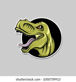 T Rex Angry Head