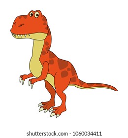 T Rex Cartoon Stock Vector (Royalty Free) 1060034411 | Shutterstock