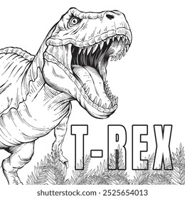 T REX DESIGN PARA T SHIRT FUNN PARA CRIANÇAS