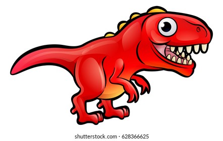 A T Rex dinosaur animals cartoon character