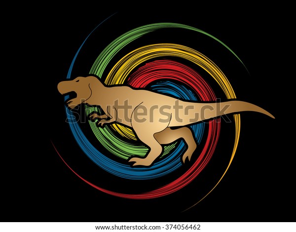dinosaur spinning wheel