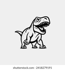 a t - rex dinosaur with its mouth open