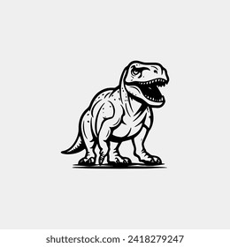 a t - rex dinosaur with its mouth open