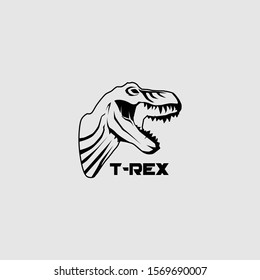 t rex logo design and stock