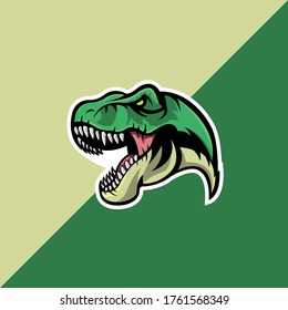 T Rex Mascot Logo, Vector For Logo