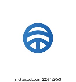 t round logo t icon