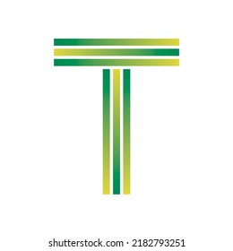 T Shape Logo Design Vector