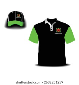 T SHET LOGO AND CAP