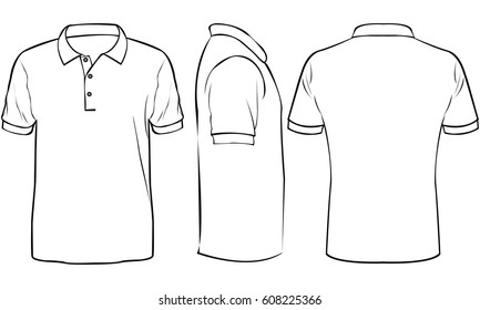 Grey Collar T Shirt Images Stock Photos Vectors Shutterstock