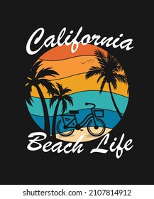 T shirt bicycle riding for all kind of beach