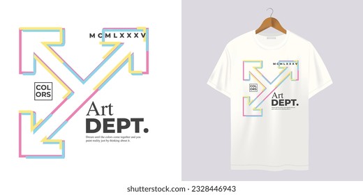 t shirt with color print