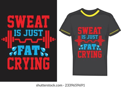 T shirt design about gym workout fitness bodybuilding and muscles