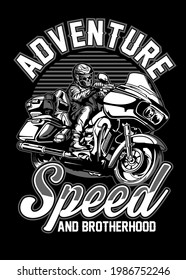 t shirt design ADVENTURE RIDE
