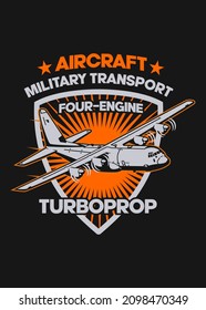 t shirt design AIRCRAFT MILITARY TRANSPORT
