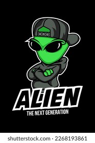 t shirt design ALIEN THE NEXT GENERATION
