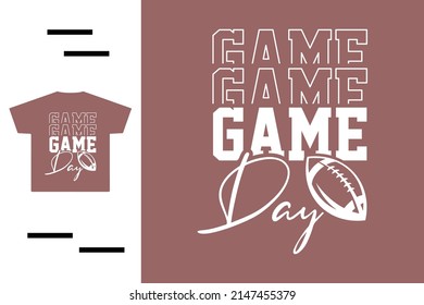 T Shirt Design For American Football Mom