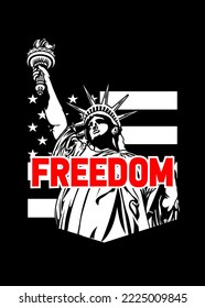 t shirt design AMERICAN FREEDOM
