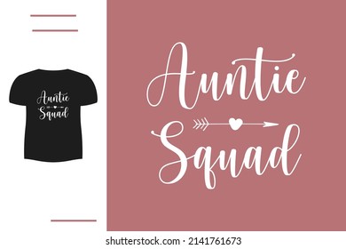 T shirt design for auntie