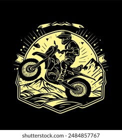 Imagen de ciclista de diseño de camiseta