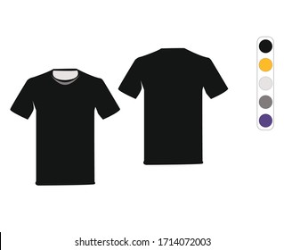 T shirt design black color