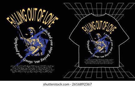 t shirt design, brutalism t-shirt design, urban graphic t-shirt, streetwear design for print or screen printing, cool slogan quote typography lettering, street style fashion design