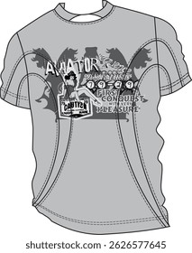 t shirt design concept nice fashion