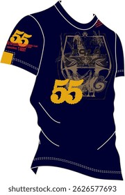 t shirt design concept nice fashion