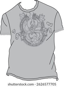 t shirt design concept nice fashion