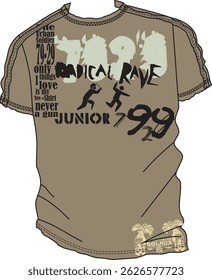 t shirt design concept nice fashion