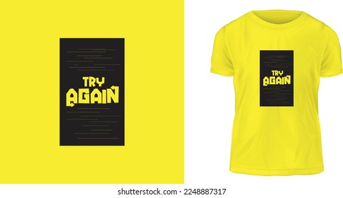 t shirt design concept, try again