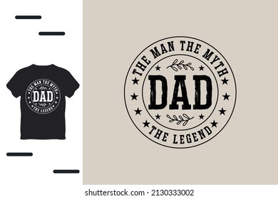 T shirt design for dad