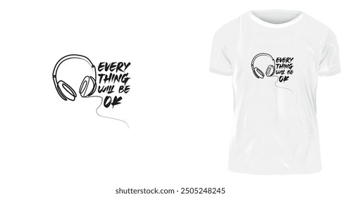 T-Shirt-Design, alles wird gut