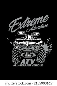 diseño de camiseta EXTREME ADVENTURE ATV
