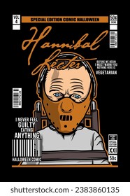 t shirt design Hanibal comic poster
