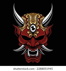 t shirt design hanya mask illustration